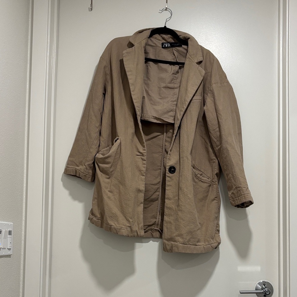Zara Women's Brown Trench Coat
